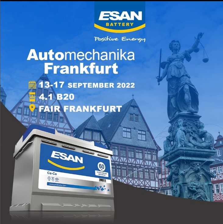 Esan Akü, Automechanika Frankfurt 2022’de İlgi Topladı